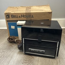 Bell  Howell 35mm Film Slide Cube Projector 991 Original Box FOR PARTS Read