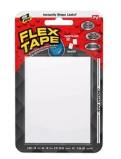 Flex Seal Flex Tape MINI 3 in. W X 4 in. L White Waterproof Repair Tape