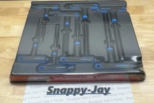 Snap-on Tools SPAIN NEW 8pc Metric SOFT GRIP T HANDLE Hex ALLEN Set AWSGM800A