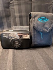 Nikon Zoom 200 AF 35mm FILM Autofocus Point  Shoot Camera -Tested With Bag