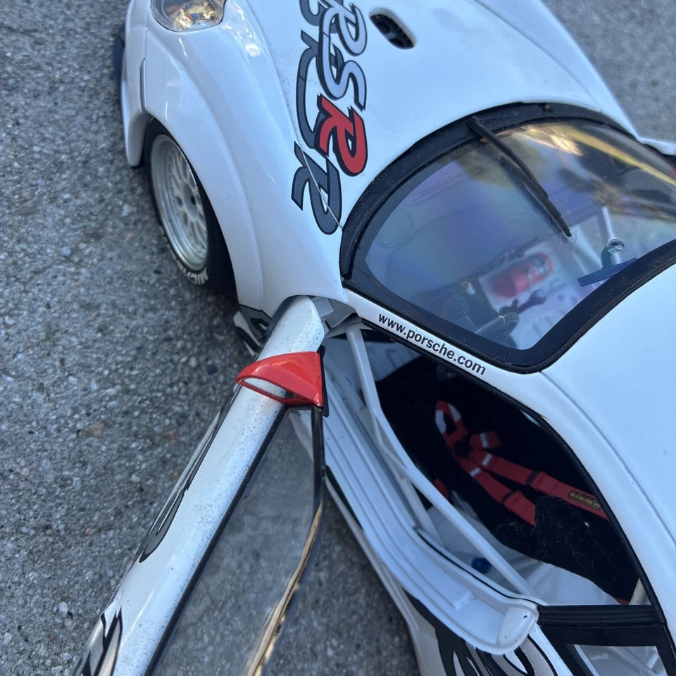 Porsche 911 996 GT3 RSR 2004 raro concesionario promoción 1/18 Minichamps WAP 021 60 215 Foto 3 de 4