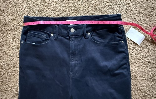 Good American Always Fits Good Legs Jeans Womens Size 14-18 Dark Blue Skinny NWT - Picture 5 of 8