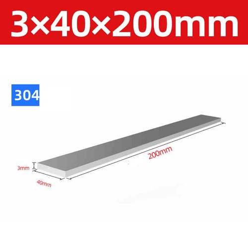 304 Stainless Steel Flat Bar Metal Plate Strip Width 10mm-80mm Thick 3mm to 20mm - Picture 28 of 143