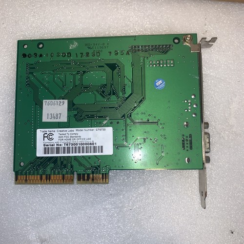 Very Rare - CREATIVE TECHNOLOGY CT6730 PCI Video Card With nvidia Rica 128ZX - Foto 5 di 5