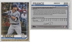 2019 Topps Update Gold /2019 Ty France #US129 Rookie RC