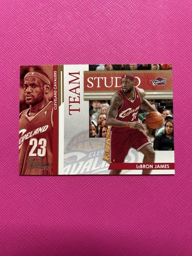 2009-10 Panini Studio Team Studio Shaquille O'Neal LeBron James #6 HOF
