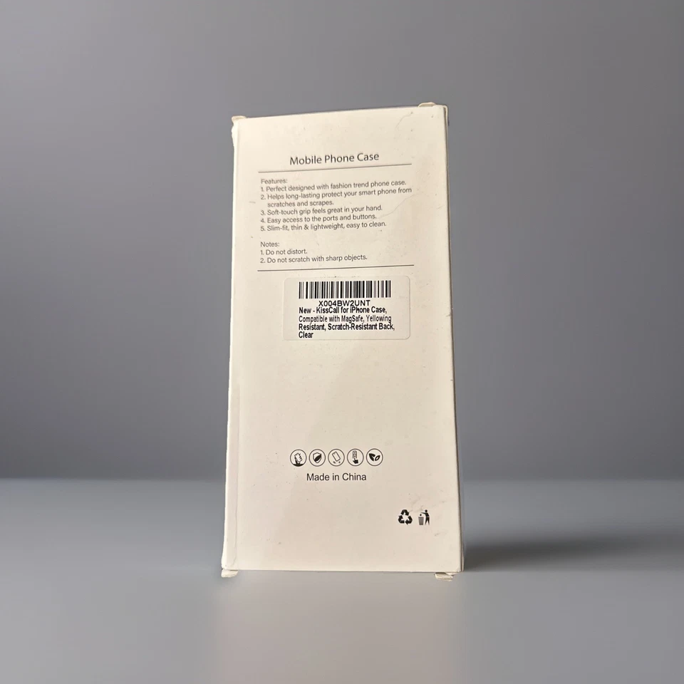 Funda para teléfono iPhone 16 - Transparente y magnética | Para simple y minimalista en la vida Foto 3 de 3