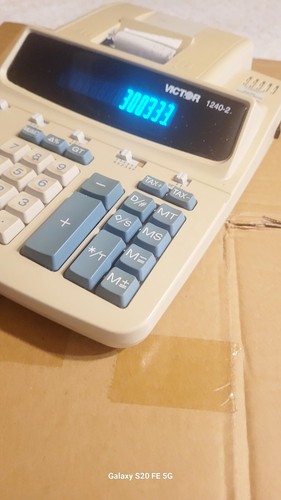 Vintage Vitor Calculator 1240 2 Tested Working  Pre Owned - Bild 2 von 5