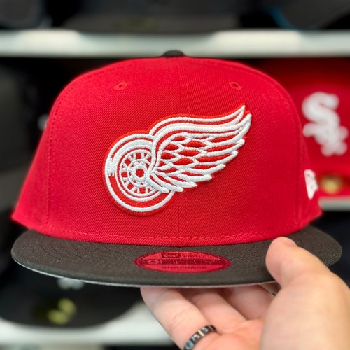 New Era Detroit Red Wings 9FIFTY Snapback rojo/negro - Imagen 2 de 4