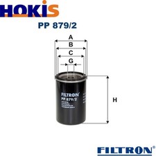 FUEL FILTER PP 879/2 FOR IVECO EUROTRAKKER EUROSTAR EUROCARGO/I-III EUROTECH