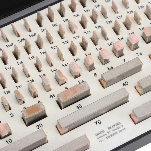 87PCS Gauge Block Set Industrial Rectangular Steel Gage Block Set With Tool ZC - Picture 5 of 22