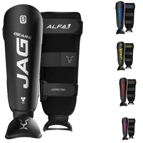 JAG Gear Schienbeinschoner, Kickboxen Schienbeinschoner MMA Schienbeinspann, Muay Thai Beinspann - Bild 1 von 24