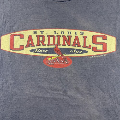Vintage St Louis Cardinals Shirt Mens Extra Large Pro Player MLB Baseball 90s - Picture 2 of 10