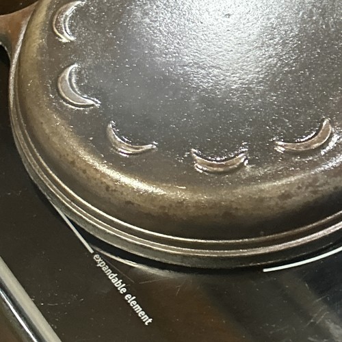 Padella vintage in ghisa smaltata grigia 9" Lodge smerlata 🔥🔥 - Foto 15 di 19