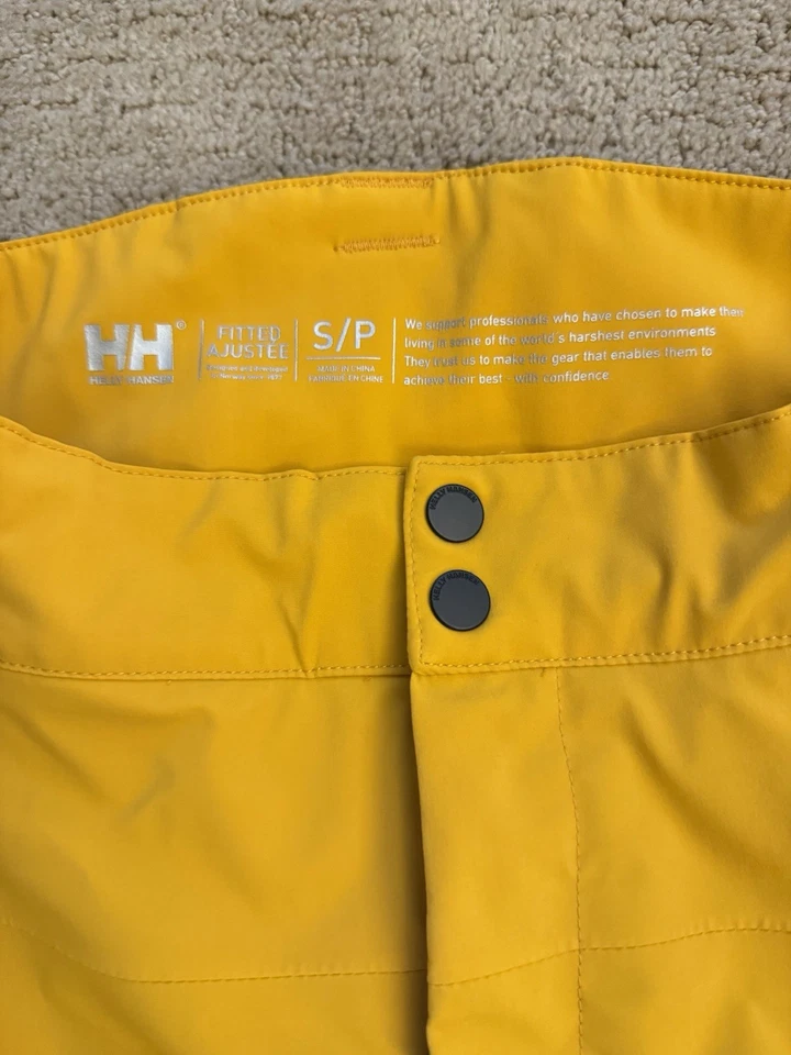 Женские желтые изолированные зимние штаны Helly Hansen размер S - Изображение 3 из 4