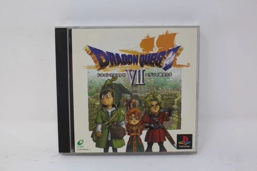 Dragon Quest VII Sony Playstation 1 PS1 Japanese Region Lock