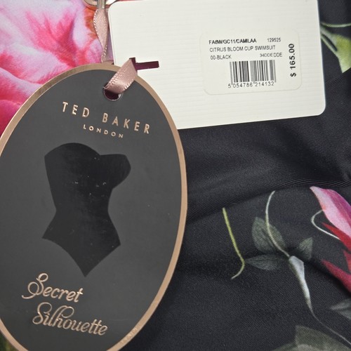 Ted Baker Camilaa Badeanzug Einteiler Größe 34DD/E Neu mit Etikett Bügel Neu mit Etikett - Bild 7 von 15