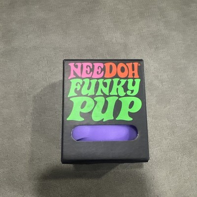 New NEEDOH Funky Pup Puppy DOG Nee Doh Stress Ball SQUISHY Fidget Toy - PURPLE
