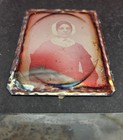 Lot of 3 Antique Photos 2 Daguerreotype and 1 Ambrotype Hand tinted — photo 4