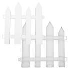 2pcs Plastikzaun Garten Garten Zaun Orament Mehrzweck Zaundekoration
