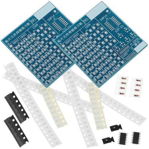 2 Sets Schweißbrettkit Elektronische Leiterplatte Übungsset Zum Löten - Bild 3 von 12