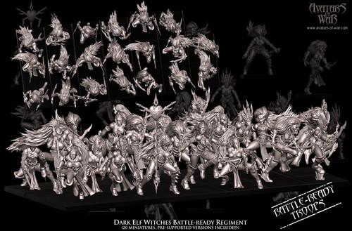 Elfi Neri - Furies Pronte Per La Battaglia Elfi Neri - Picture 3 of 3