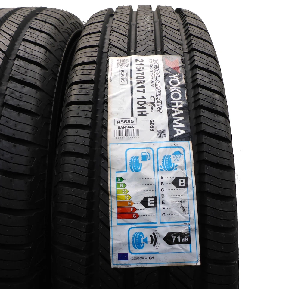 215 70 17 4x Yokohama 215/70 R17 101H Geolandar Cv Pneumatico Estivo M+S 2021 - Immagine 2 di 4