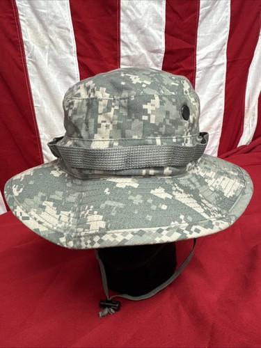 Neu Größe 7 3/8 Militär ausgestellt ACU Armee Kampf Uniform Buschhut Hut A613