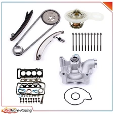 For 02-07 Mini Cooper Timing Chain Kit Head Gasket Bolts Water Pump & Thermostat