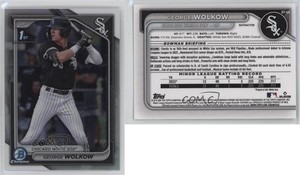 2024 Bowman Chrome Prospects Lava Refractor /399 George Wolkow #BCP-144