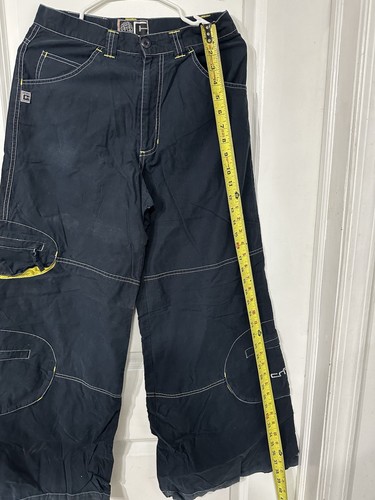 CAFFEINE Super Wide Pant's Baggy Fit Men's 30 Vintage Rare - Foto 8 di 17