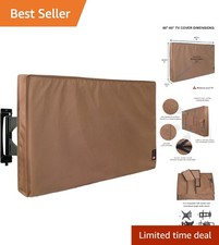 Weatherproof Outdoor TV Protector Fits 60-65 Inch Screens Durable Nylon