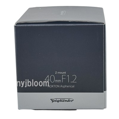 New VOIGTLANDER NOKTON 40mm F1.2 Aspherical Lens for Nikon Z