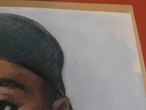 PINTURA PASTEL ORIGINAL DE COLECCIÓN DEL RAPERO TUPAC SHAKUR CON POEMA "Y TODAVÍA TE AMO" - Imagen 10 de 16