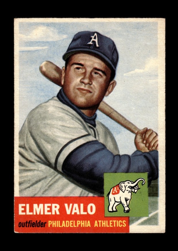 1953 Topps Set-Break #122 Elmer Valo EX-EXMINT *GMCARDS*