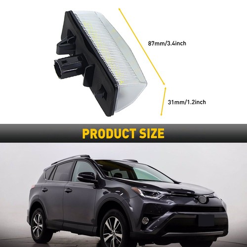 2x Rear LED License Plate Light For 2005-15 Scion tC Waterproof High Power 6000K - Picture 7 of 12