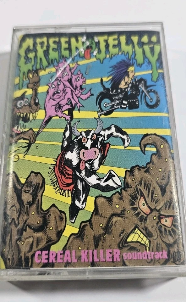 GREEN JELLY "Cereal Killer Soundtrack" Cassette Tape (Green Jelly) 1993 Tested - Image 1 of 4