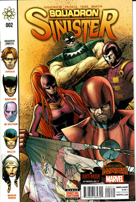 Squadron Sinister #2 2015 Marvel Comics VF Comic Book BBX3