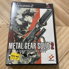 PlayStation 2 Metal Gear Solid 2 Sons Of Liberty SEALED Rare Game W Manual