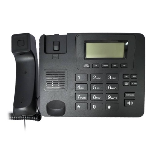 Corded Telephone Basic Desk Analog Landline Phone with LCD Display for Home - Zdjęcie 5 z 8
