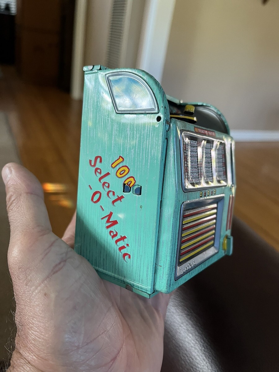 Vintage 1950's Haji Japan Toy Record Jukebox Select O-Matic