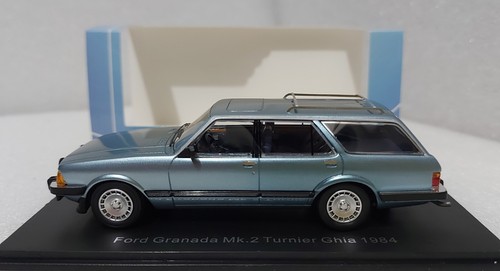 WOW Ford Granada Turnier Ghia 1982 Met. Blue 1:43 Neo 44257 EXTREMELY RARE!! - Picture 10 of 15