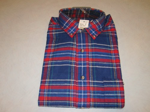 NUEVA Camisa De Colección Alta Sierra Mervyns Para Hombres Mediana Franela a Cuadros Azul/Rojo ~ 10576 - Imagen 1 de 3