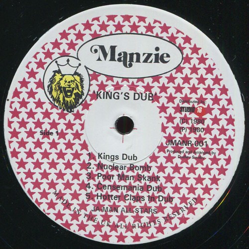 Manzie Swaby & Ja-Man Allstars - King's Dub HIGH QUALITY Reissue NEW! LP - Picture 3 of 3