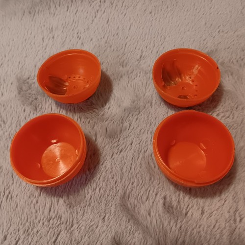 KUNSTSTOFF ORANGE SALZ & PFEFFERSTREUER VINTAGE HONGKONG UNBENUTZT - Bild 3 von 3