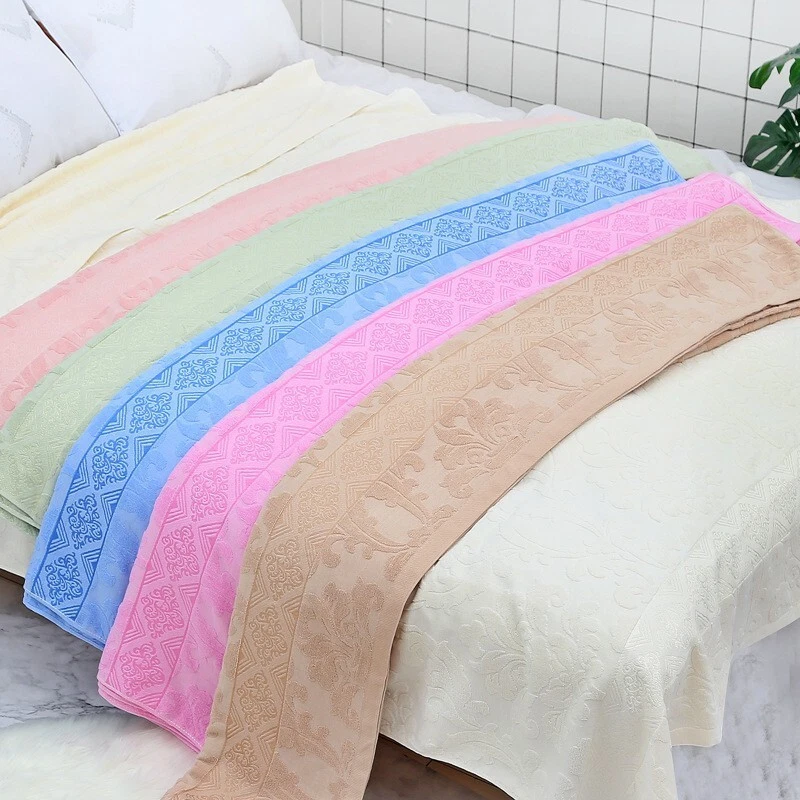 100% хлопок летнее весеннее покрывало одеяло с цветочным рельефом мягкое полотенце одеяла - Изображение 2 из 4