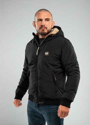 Veste homme PIT BULL WEST COAST Kurtka PitBull à capuche coupe-vent hiver ELKWOOD - Photo 6 sur 36