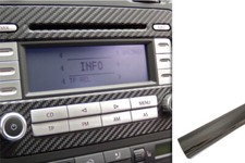 Blende Design Folie Auto Set Chrom Schwarz Premium Innenraum Zierleisten Dekor