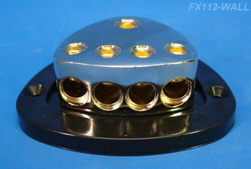 4 Way Car Audio Power Distribution Block Ground Splitter 1 In-4 Out 0/4 Ga AWG - Picture 2 of 11