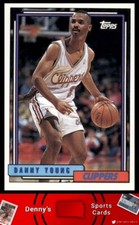 1992 Topps #53 Danny Young Los Angeles Clippers Basketball Card